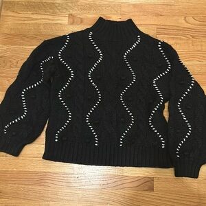Maria Oliver black sweater size M never worn